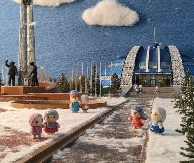 Тұңғыш Президенттің тарихи-мәдени орталығы тоқыма стилінде